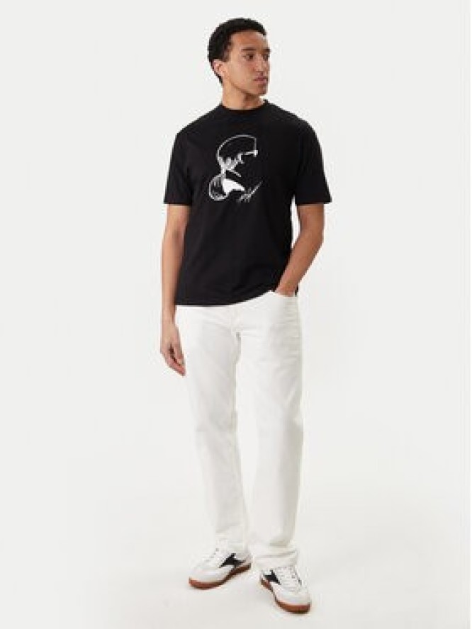 KARL LAGERFELD T-Shirt 755146 562224 Czarny Loose Fit