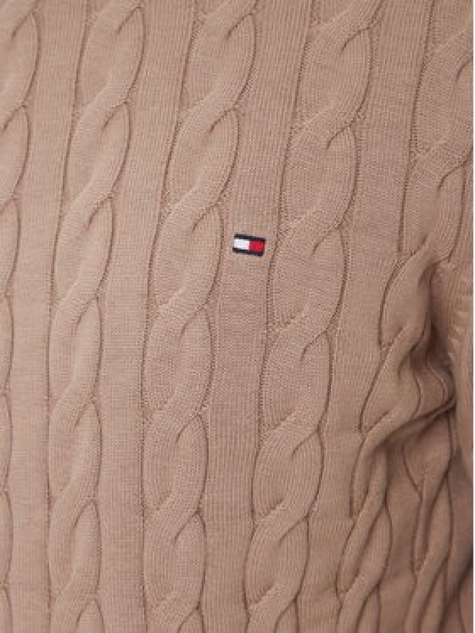 Tommy Hilfiger Sweter MW0MW33132 Beżowy Regular Fit