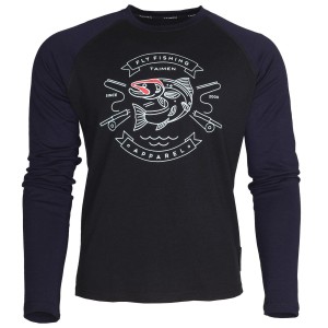 Koszulka merino Taimen Kerulen - Midnight/Black