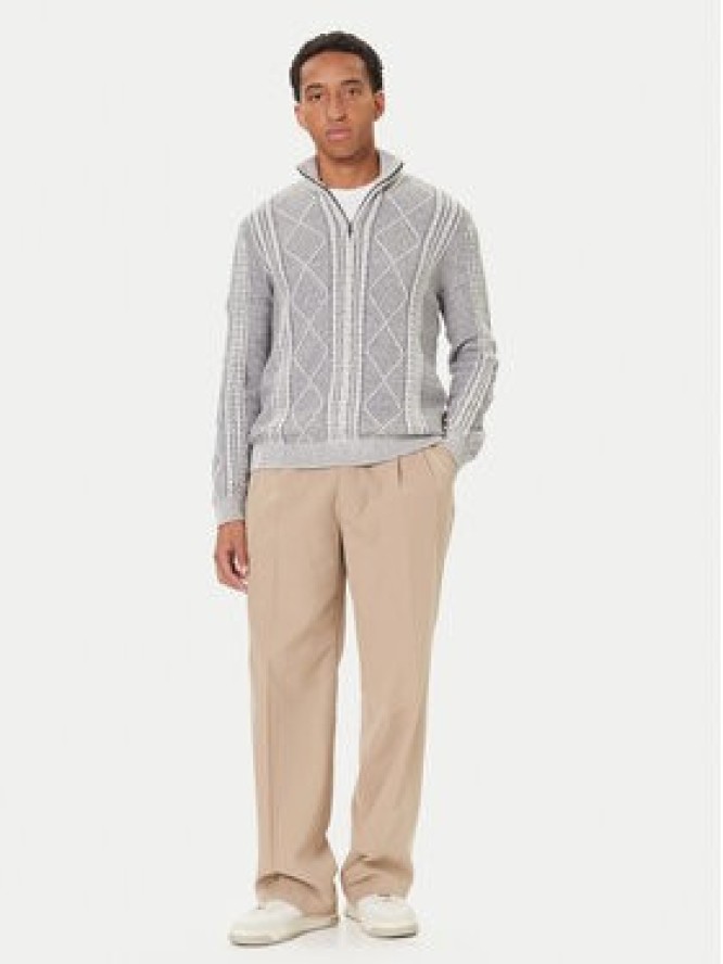 Guess Sweter M5BR44 Z2ZK2 Szary Regular Fit