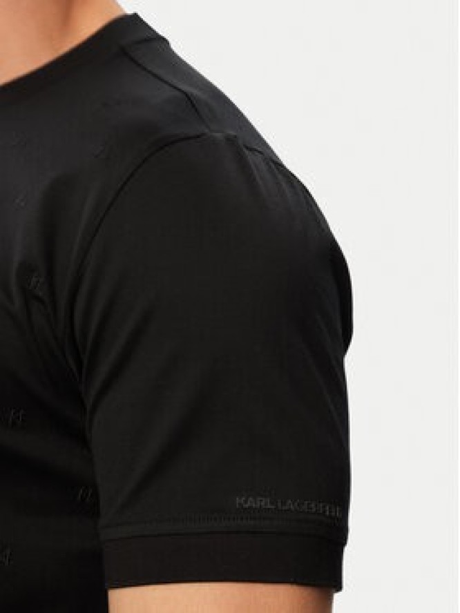 KARL LAGERFELD T-Shirt 755001 563200 Czarny Regular Fit