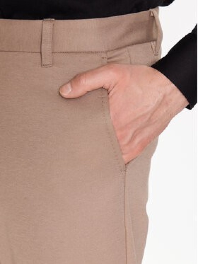 Lindbergh Chinosy 30-01007A Beżowy Slim Fit