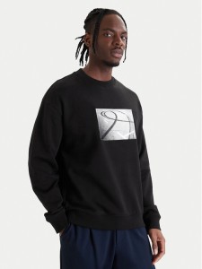 HUGO Bluza Dweel 50558389 Czarny Relaxed Fit