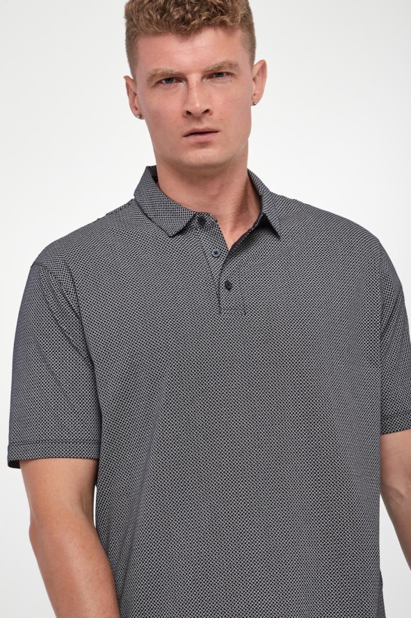 Polo męskie ze wzorem ARMANI EXCHANGE