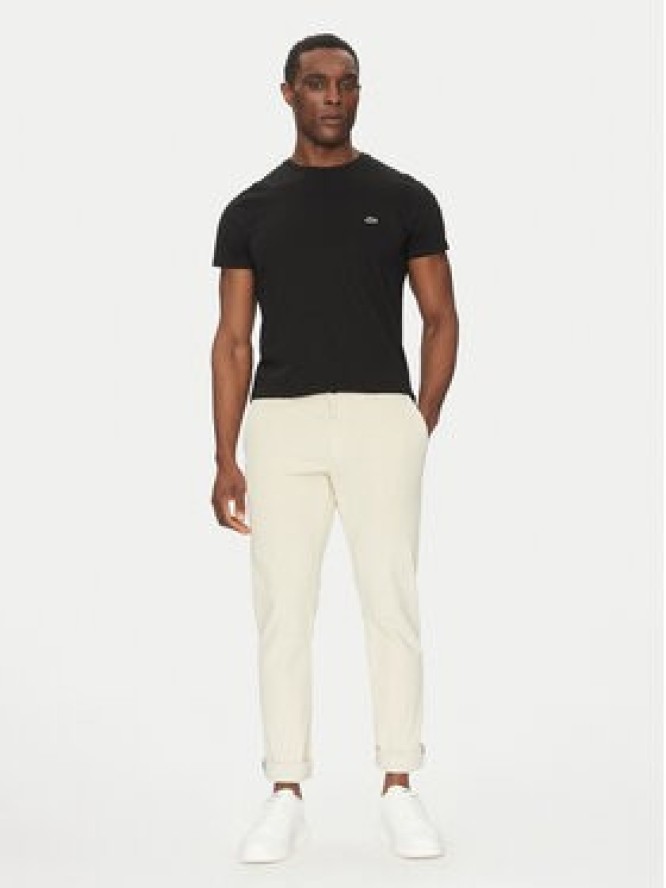 Lacoste T-Shirt TH6709 Czarny Regular Fit