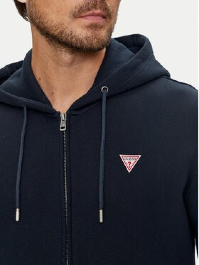 Guess Jeans Bluza M4YQ28 K9V31 Granatowy Regular Fit