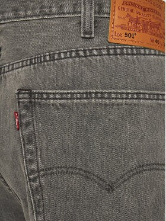 Levi's® Jeansy 501® 00501-3496 Szary Straight Fit