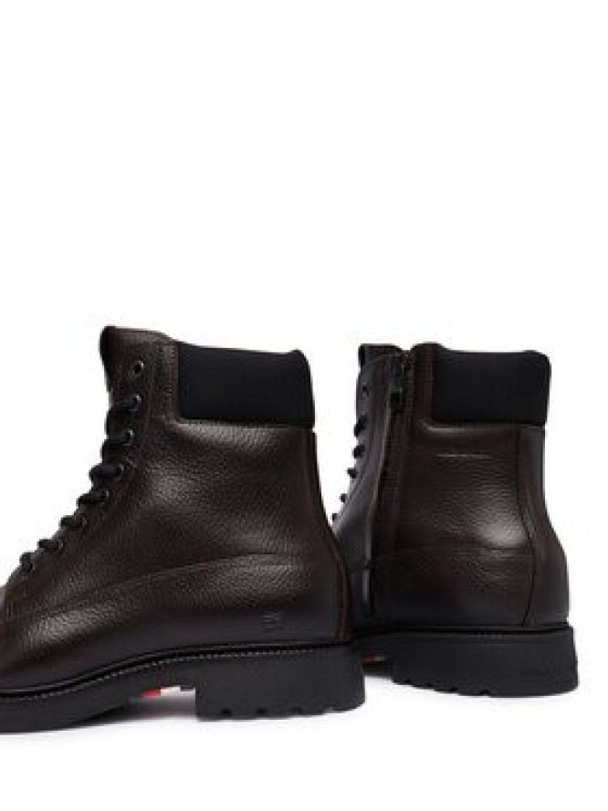 Tommy Hilfiger Kozaki Comfort Lwt Wrm Mx FM0FM05595 Brązowy