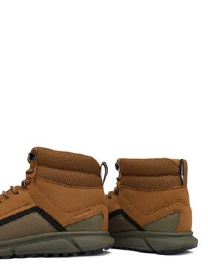 Tommy Hilfiger Trzewiki Outdoor Runner Hi Wpm FM0FM05575 Brązowy