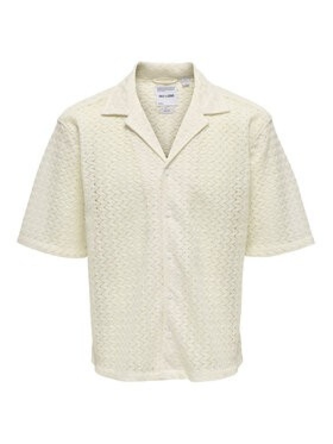Only & Sons Koszula Novak 22034187 Beżowy Relaxed Fit