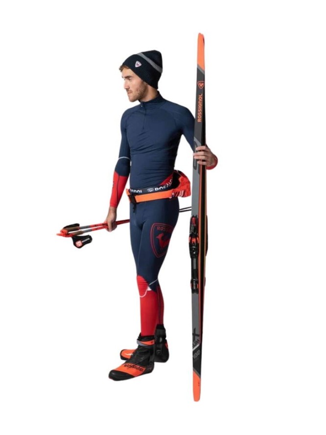 Legginsy Rossignol męskie Infini Compression Race Tights granatowe