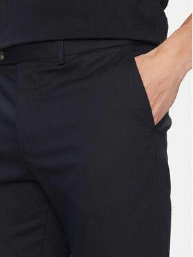 Tommy Hilfiger Chinosy Denton MW0MW38863 Granatowy Slim Fit