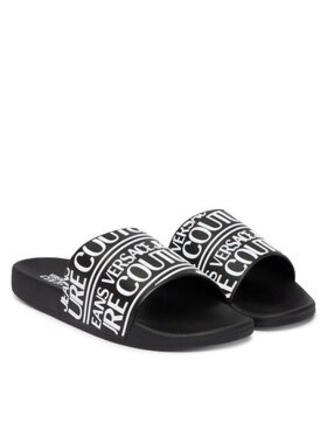 Versace Jeans Couture Klapki 80YA3SQ1 Czarny