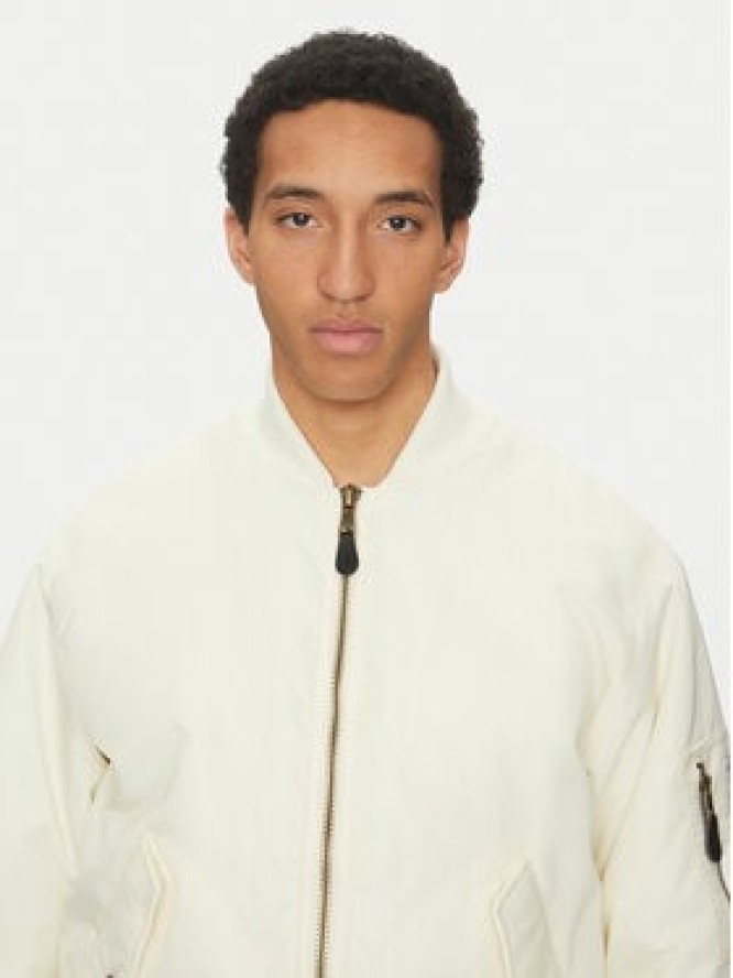 Guess Jeans Kurtka bomber M5RL81 WHAA2 Écru Regular Fit