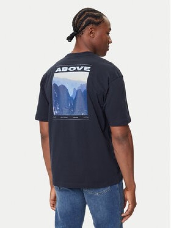 BOSS T-Shirt Te_Move 50547087 Granatowy Relaxed Fit