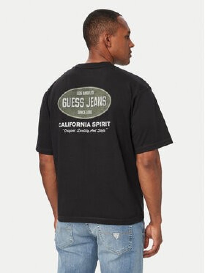 Guess T-Shirt M6YI16 K3947 Czarny Regular Fit