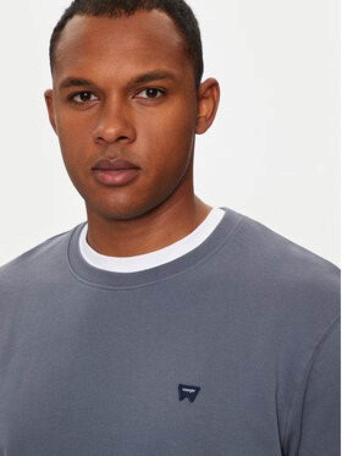 Wrangler Bluza Sign Off 112357335 Niebieski Regular Fit