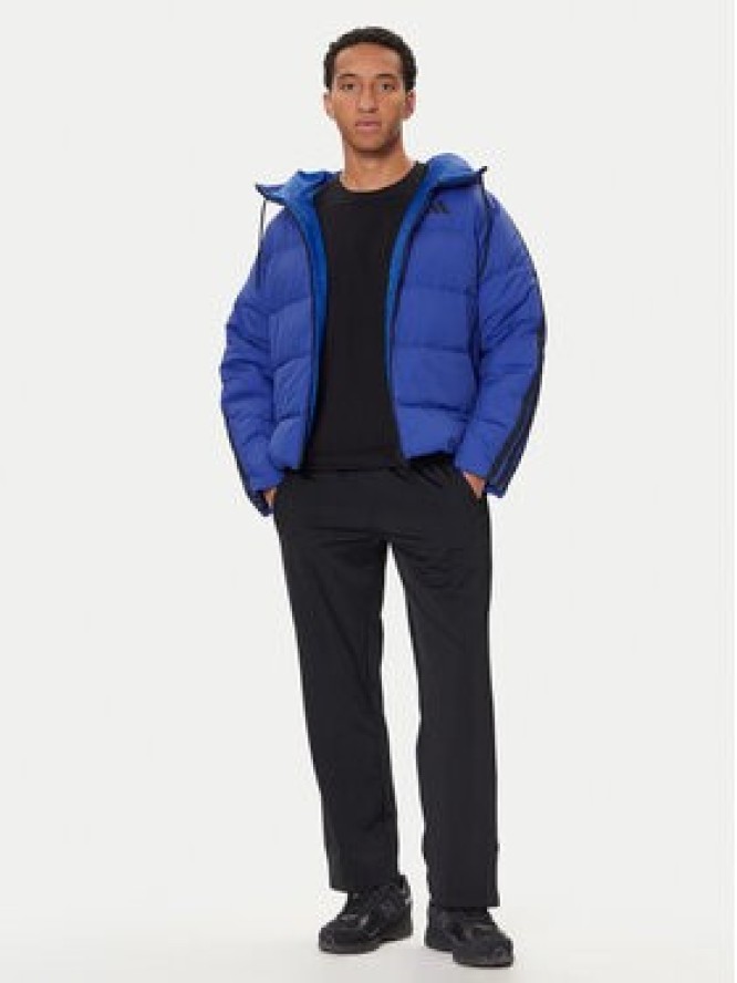 adidas Kurtka puchowa Essentials Climawarm 3-Stripes JW9099 Niebieski Regular Fit