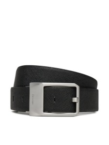 Calvin Klein Pasek Męski Faceted Buckle 35Mm Adj/Rev LV04D7010G Czarny