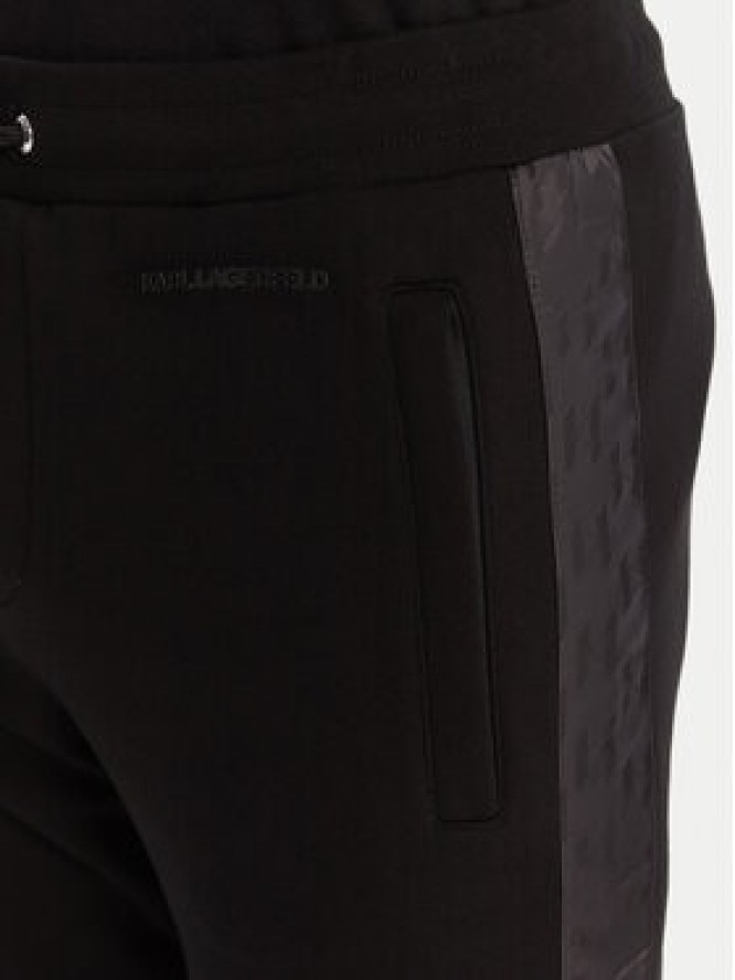 KARL LAGERFELD Spodnie dresowe 705036 554910 Czarny Slim Fit