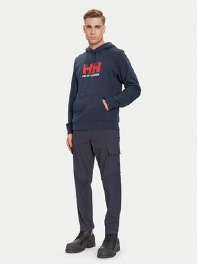 Helly Hansen Bluza HH Logo 54582 Granatowy Regular Fit