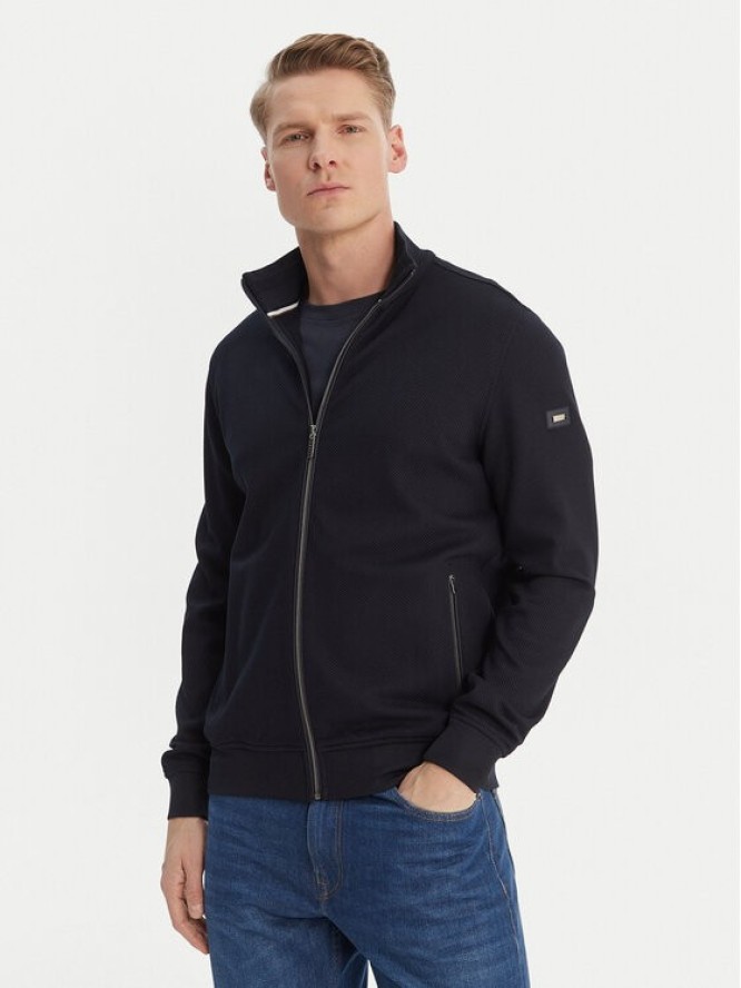 Bugatti Kardigan 8750-15175E Granatowy Regular Fit