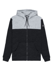 Quiksilver Bluza Keller Block Zip EQYFT05122 Szary Regular Fit