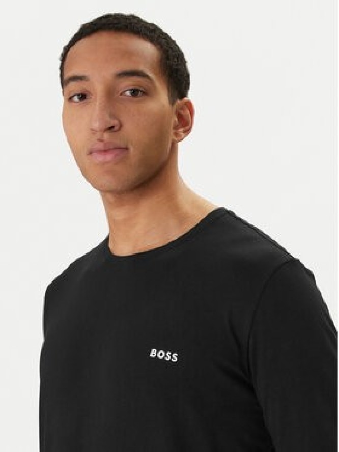 BOSS Longsleeve Mix&Match 50515389 Czarny Regular Fit