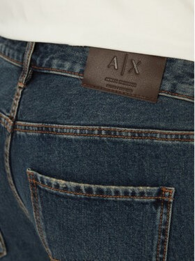 Armani Exchange Jeansy XM000049 AF24460 MB001 Granatowy Slim Fit