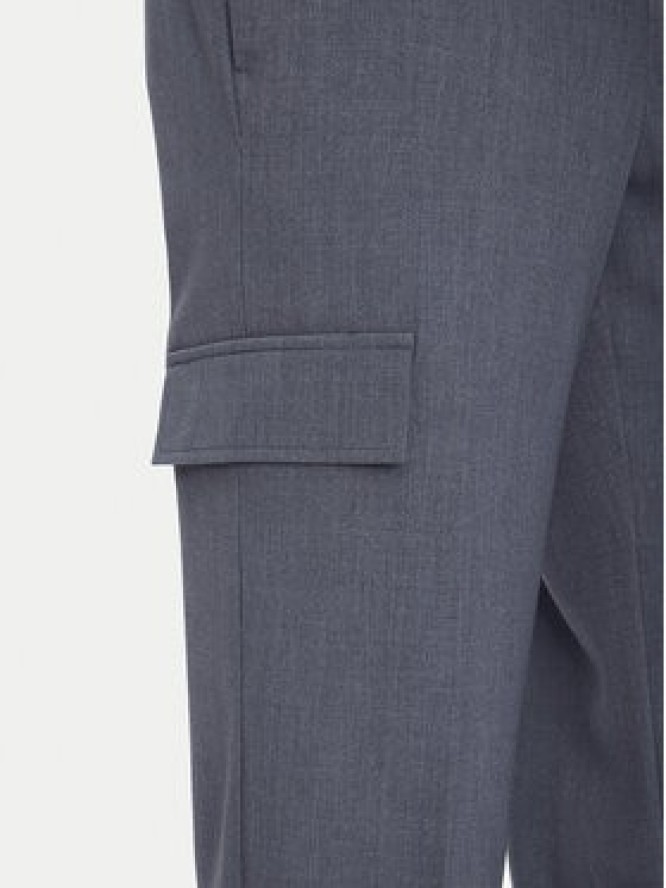 Lindbergh Spodnie materiałowe 30-01112A Niebieski Relaxed Fit