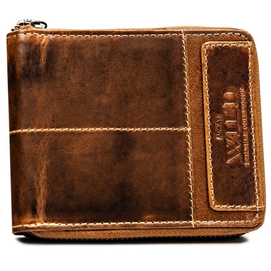 Portfel skórzany Always Wild N55-HWS brązowy