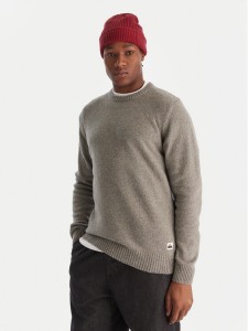 Quiksilver Sweter Slow Song Neppy EQYSW03325 Szary Regular Fit