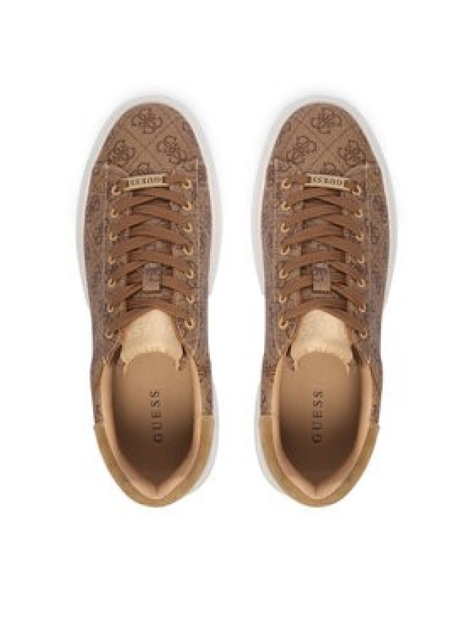 Guess Sneakersy FMPELA FAL12 Brązowy