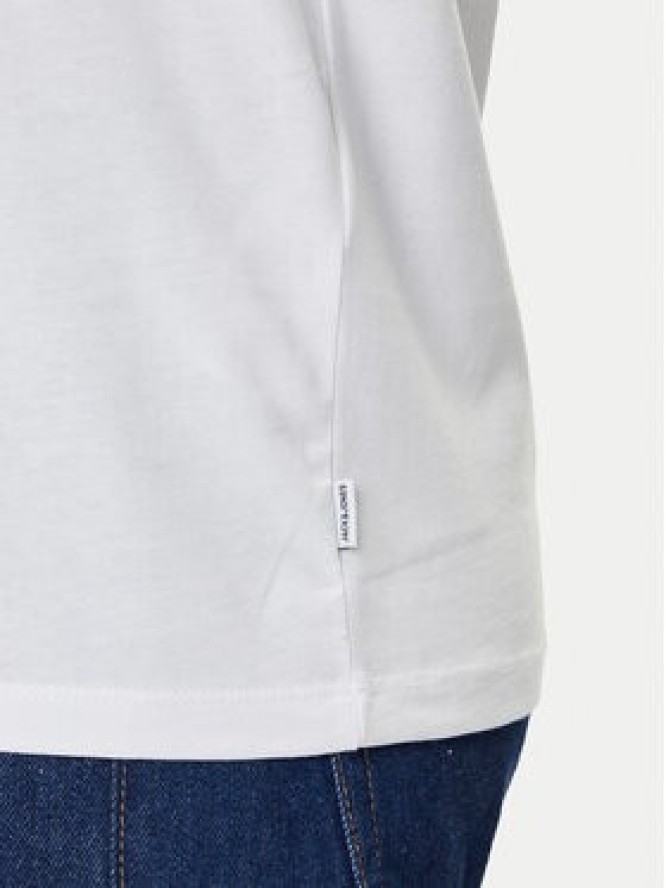 Jack & Jones Longsleeve Basic 12279538 Biały Regular Fit