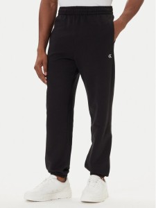 Calvin Klein Jeans Spodnie dresowe LV04RD241G Czarny Regular Fit