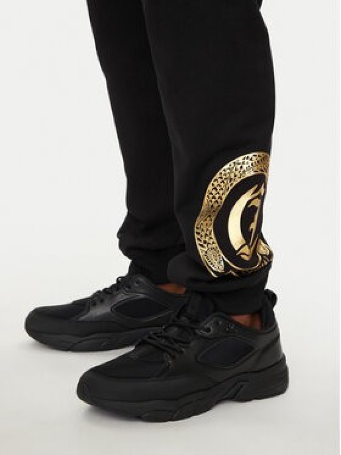 Just Cavalli Spodnie dresowe 77OAAT01 Czarny Regular Fit