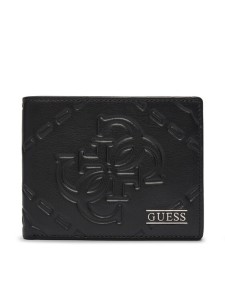 Guess Portfel SMBOMG LEA20 Czarny