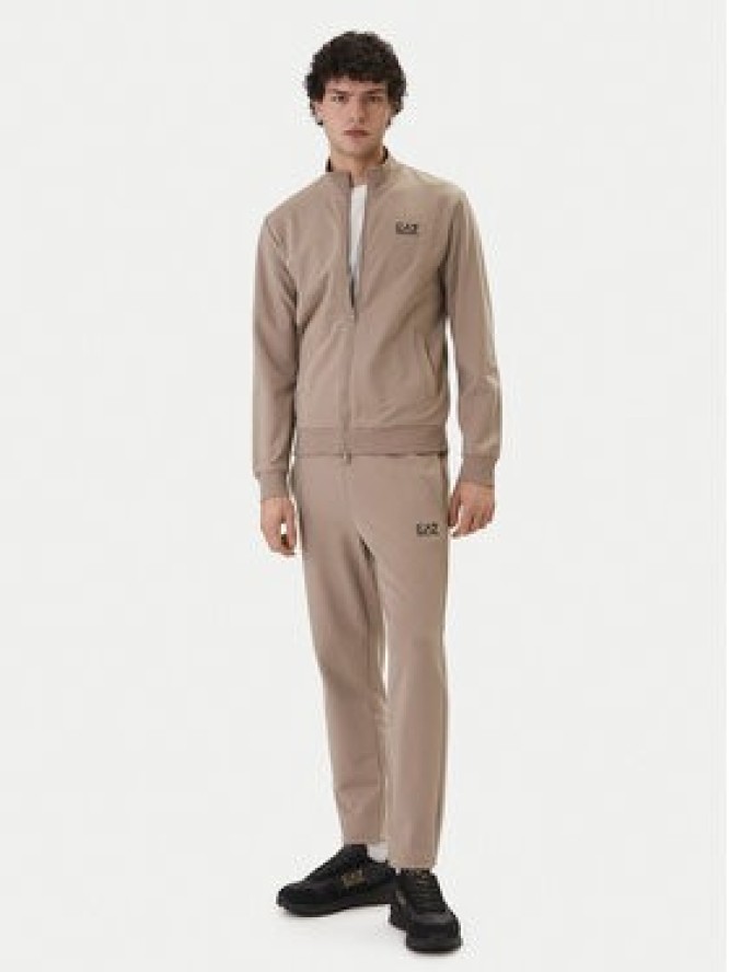 EA7 Emporio Armani Bluza 8NPM31 PJVRZ U6167 Beżowy Regular Fit