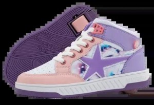 Rolki Butorolki unisex Breezy Skater White/Fioletowy Butorolki - Biały - 35