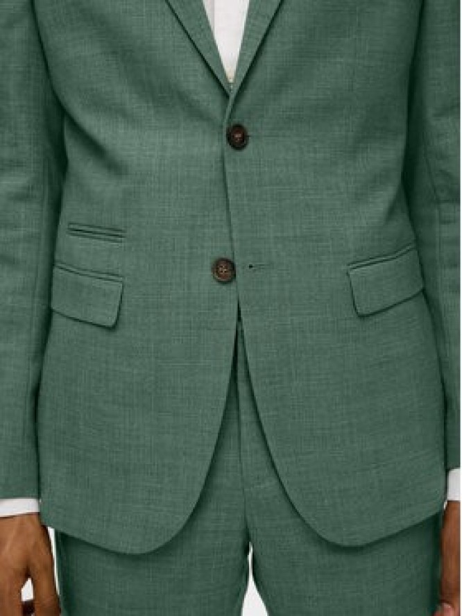 Selected Homme Marynarka 16087870 Zielony Slim Fit