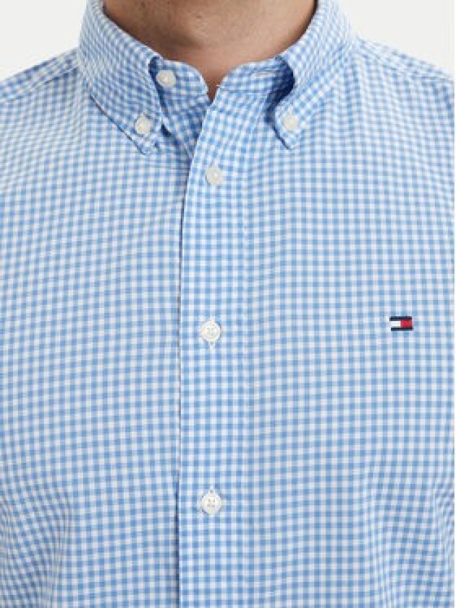 Tommy Hilfiger Koszula Poplin MW0MW43319 Niebieski Regular Fit