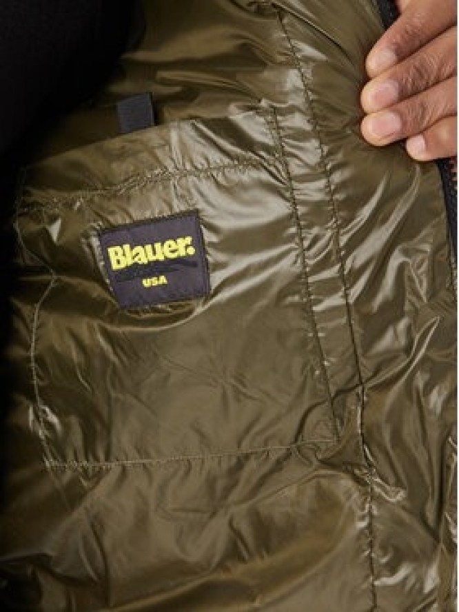 Blauer Kurtka puchowa Impermeabile 25WBLUK03068 Zielony Regular Fit