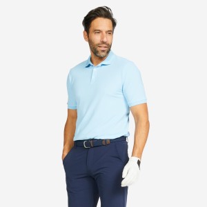 Koszulka polo do golfa z krótkim rękawem męska Inesis WW500