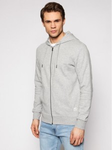 Jack & Jones Bluza Basic 12181901 Szary Regular Fit