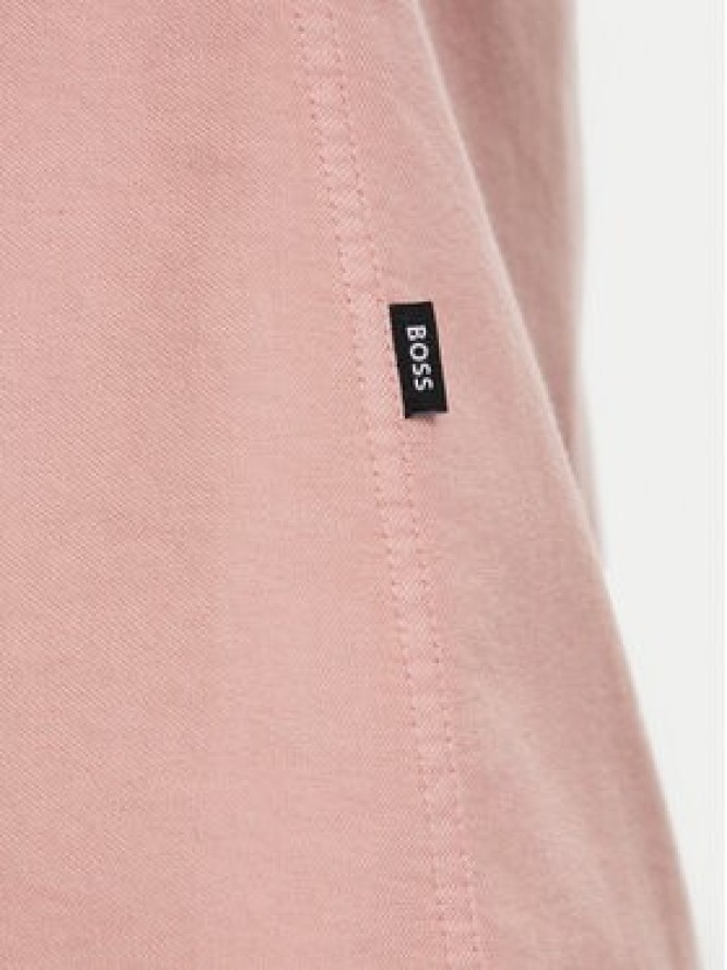 BOSS Koszula H-Roan 50555920 Różowy Slim Fit