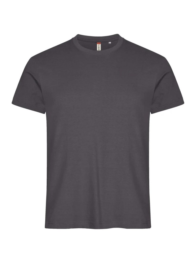 clique Basic-T męski T-shirt dopasowany krój – Metal Grey