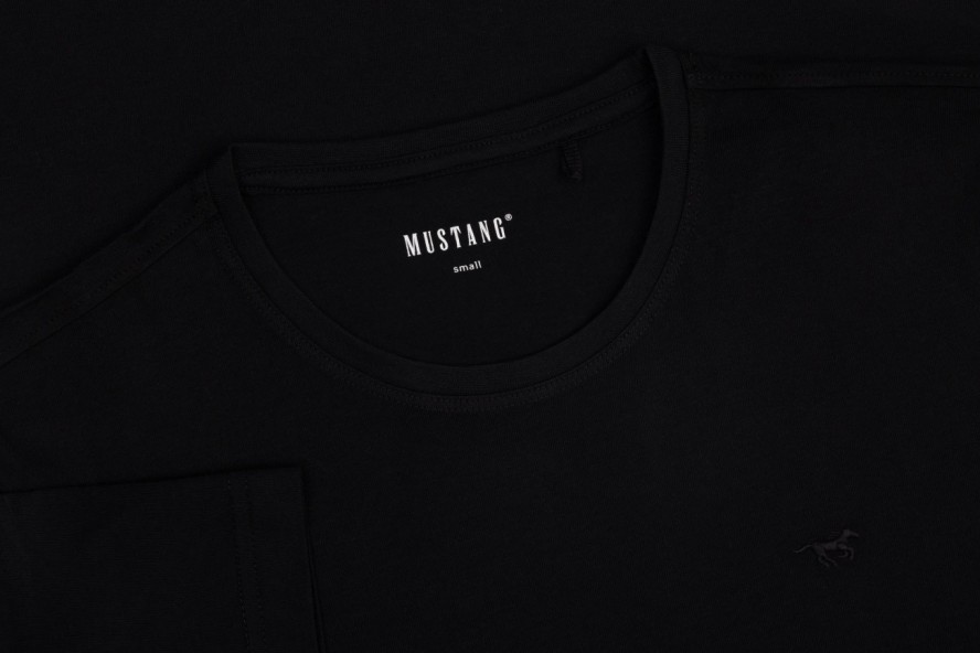 Męski T-Shirt Mustang Style Alex Black 1017350 4142