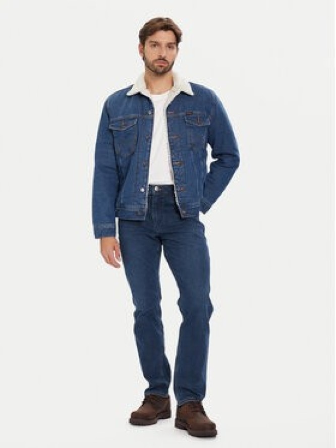 Wrangler Kurtka jeansowa Sherpa Classic 112371440 Niebieski Regular Fit