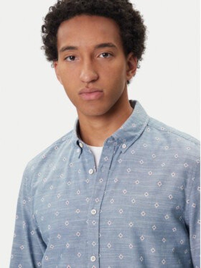 Mustang Koszula Elmore 1016948 Błękitny Regular Fit