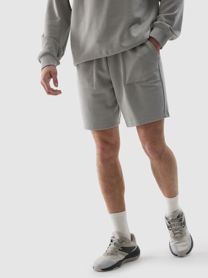 4F Spodenki dresowe męskie - szare XL